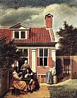 Village House by Pieter de Hooch